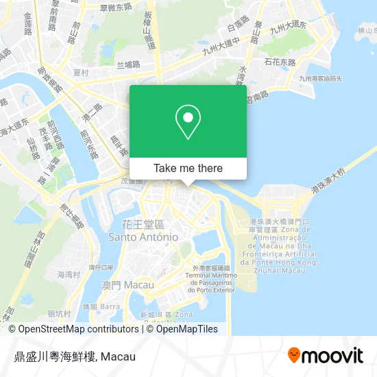 鼎盛川粵海鮮樓地圖