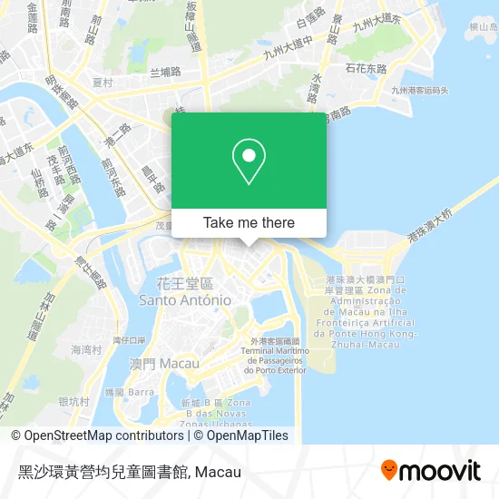 黑沙環黃營均兒童圖書館地圖