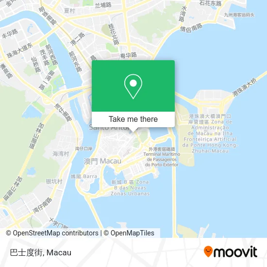 巴士度街 map