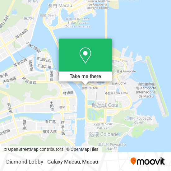 Diamond Lobby - Galaxy Macau map