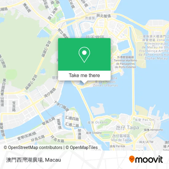 澳門西灣湖廣場 map