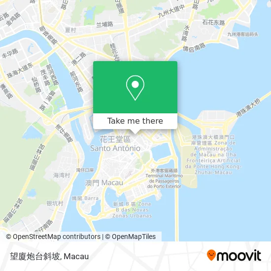 望廈炮台斜坡 map