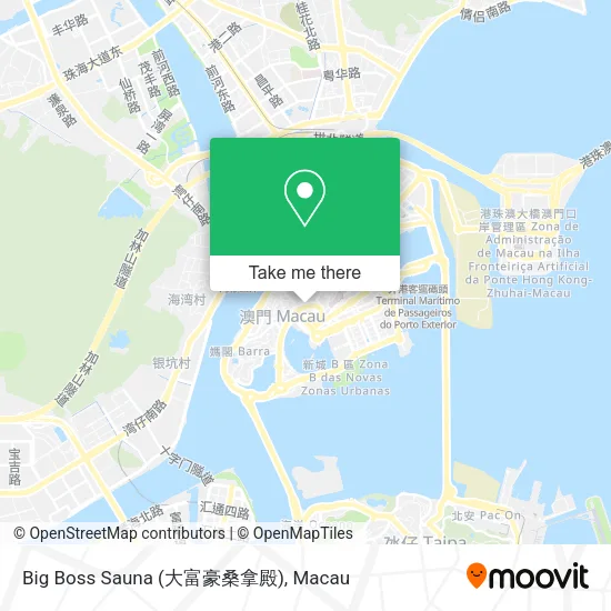 Big Boss Sauna (大富豪桑拿殿)地圖