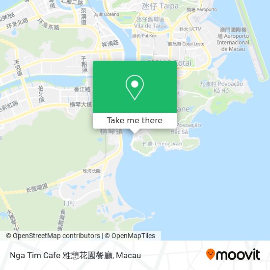 Nga Tim Cafe 雅憩花園餐廳地圖