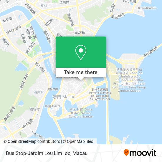 Bus Stop-Jardim Lou Lim Ioc map