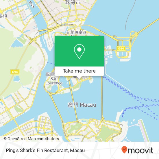 Ping's Shark's Fin Restaurant map