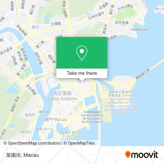 菜園街地圖