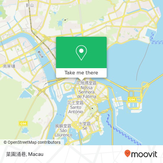 菜園涌巷 map