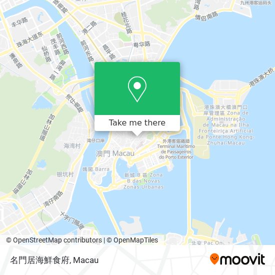 名門居海鮮食府 map