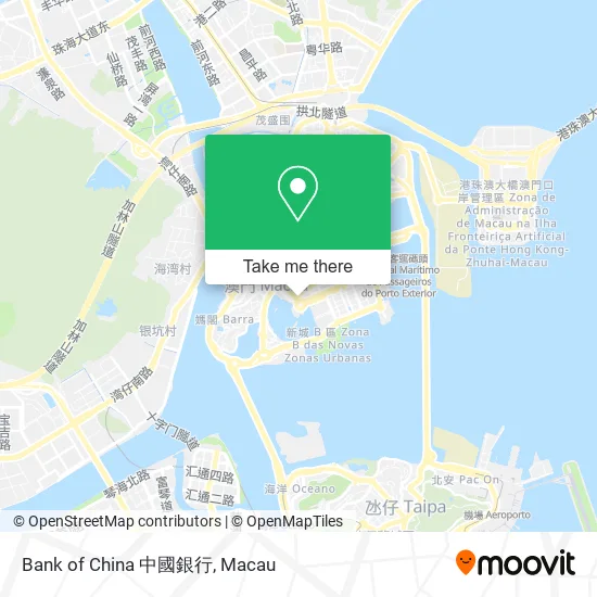 Bank of China 中國銀行 map