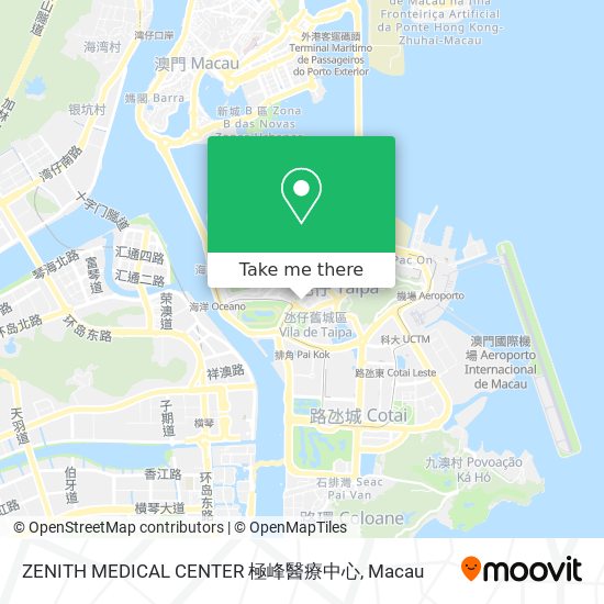 ZENITH MEDICAL CENTER 極峰醫療中心 map