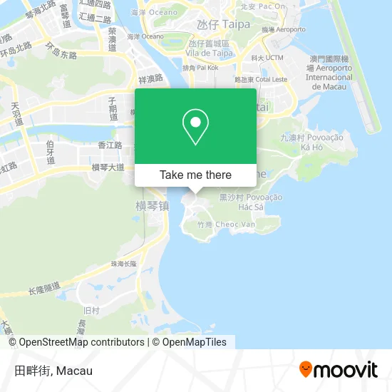 田畔街地圖