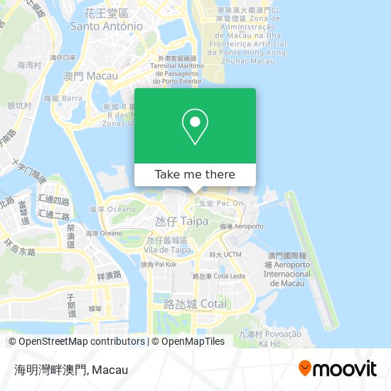 海明灣畔澳門 map