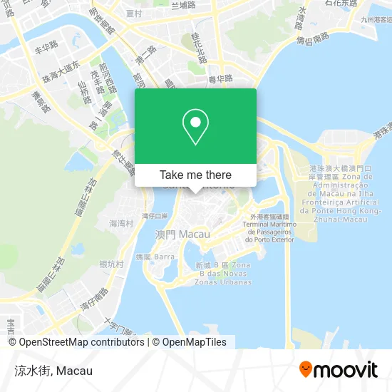 涼水街地圖