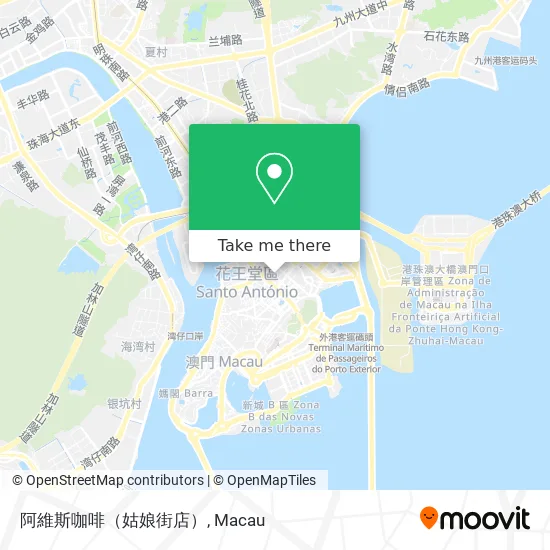 阿維斯咖啡（姑娘街店） map
