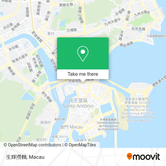 生輝撈麵 map