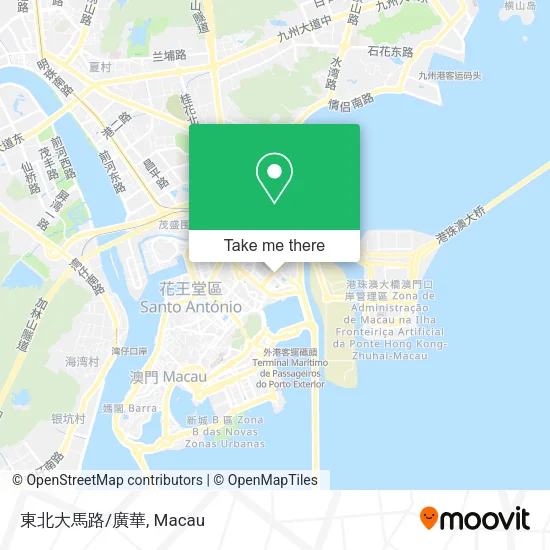 東北大馬路/廣華地圖