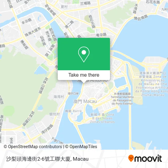 沙梨頭海邊街2-6號工聯大廈地圖