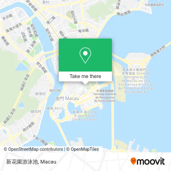 新花園游泳池地圖