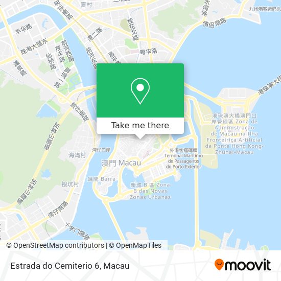 Estrada do Cemiterio 6 map