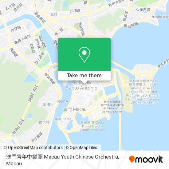 澳門青年中樂團 Macau Youth Chinese Orchestra map