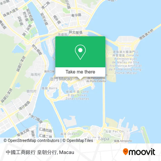 中國工商銀行 皇朝分行地圖