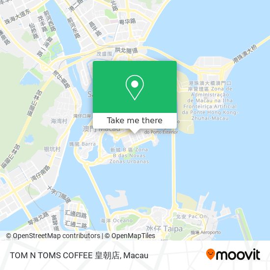 TOM N TOMS COFFEE 皇朝店 map