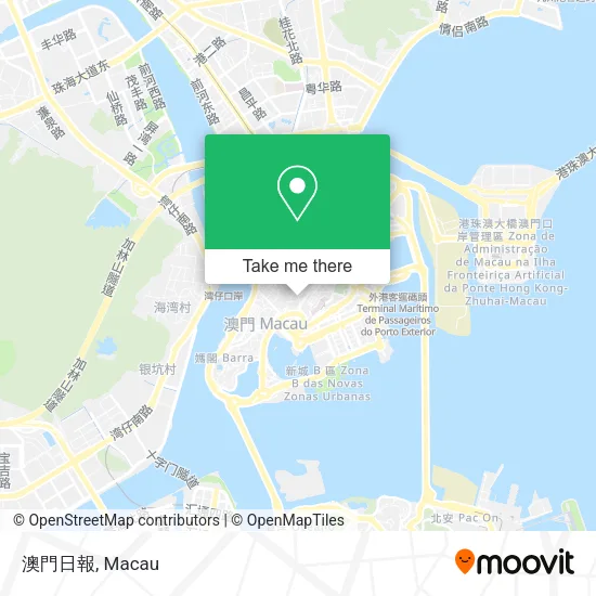 澳門日報 map