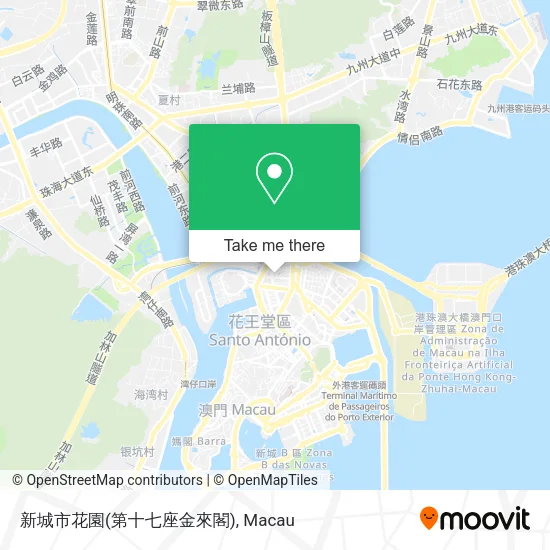 新城市花園(第十七座金來閣)地圖
