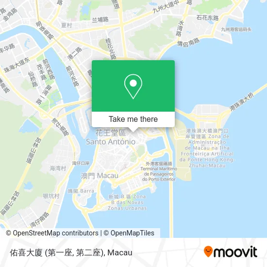 佑喜大廈 (第一座, 第二座)地圖