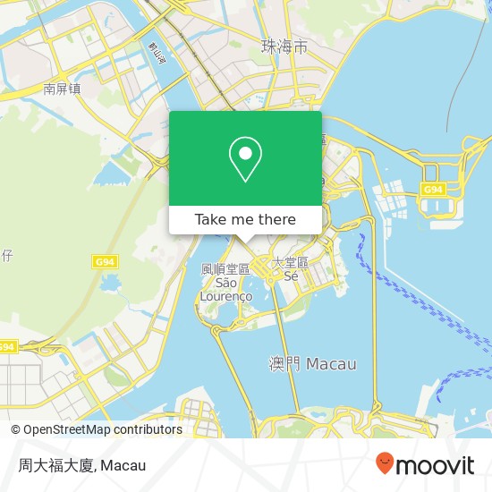 周大福大廈 map