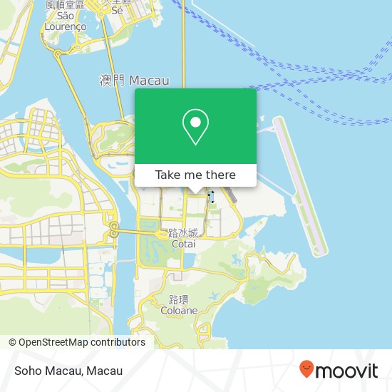 Soho Macau map