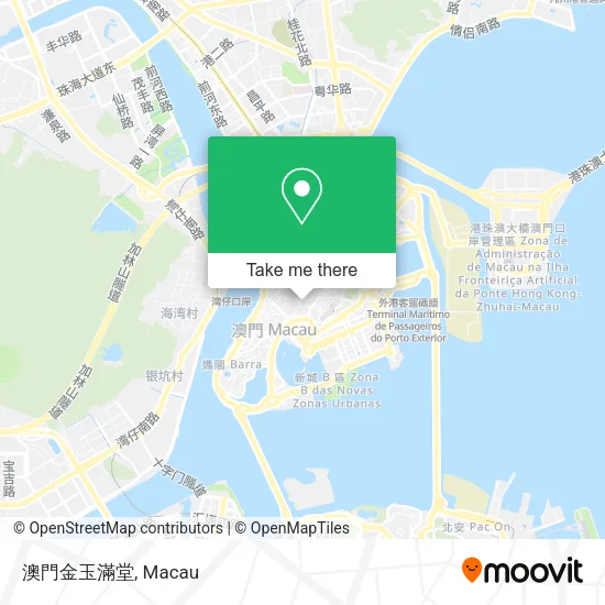 澳門金玉滿堂地圖