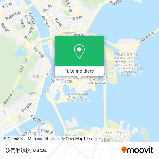 澳門酸辣粉 map