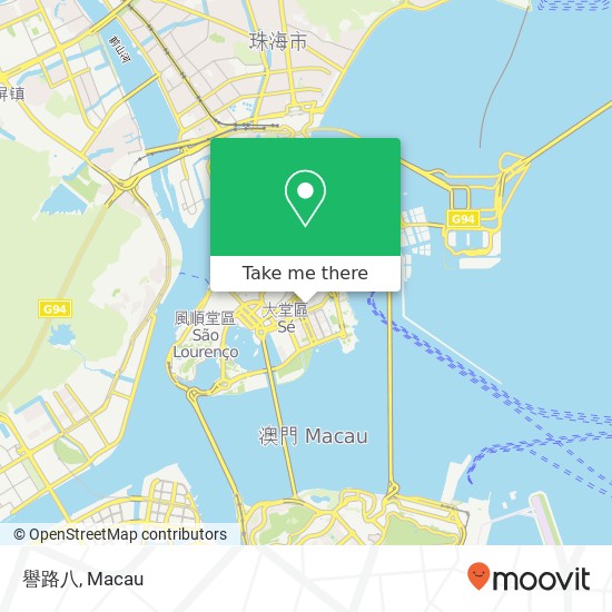 譽路八, 澳門 map