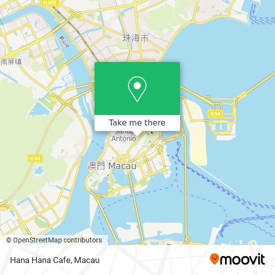 Hana Hana Cafe map