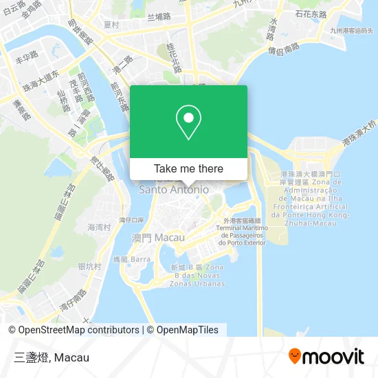 三盞燈 map