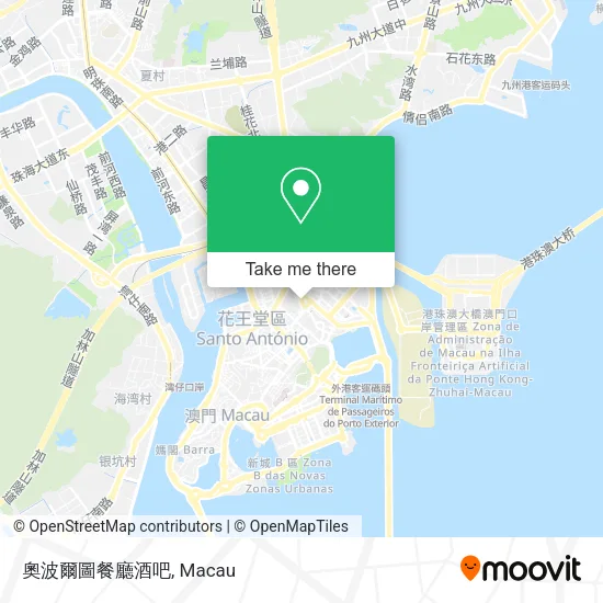 奧波爾圖餐廳酒吧地圖