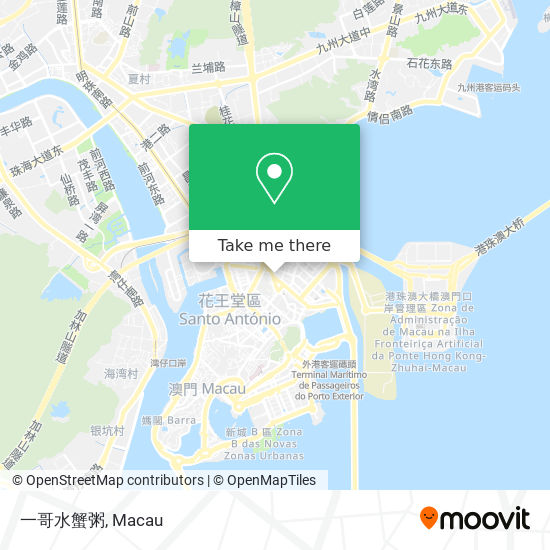 一哥水蟹粥 map