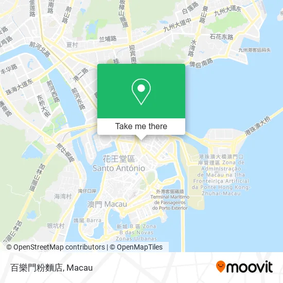 百樂門粉麵店地圖