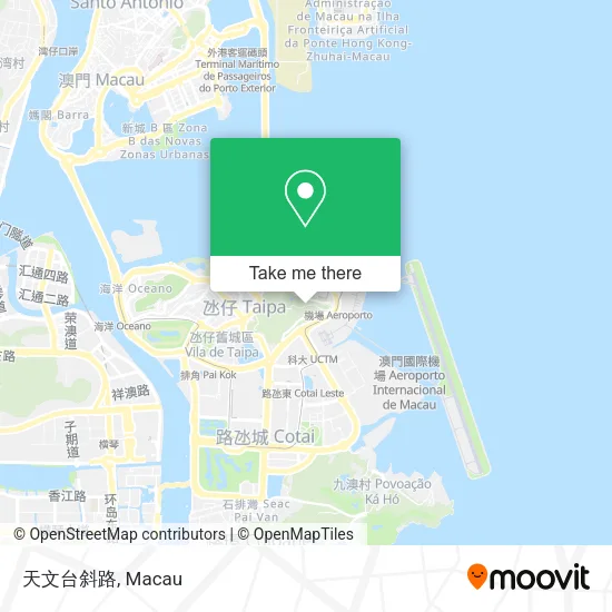 天文台斜路 map
