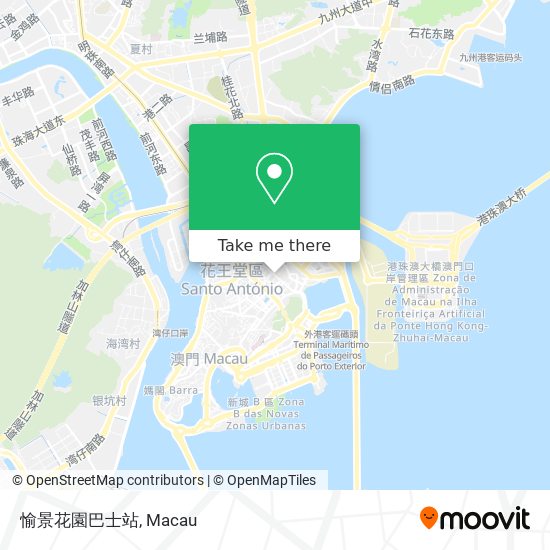 愉景花園巴士站 map