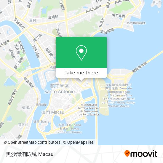 黑沙灣消防局 map