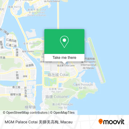 MGM Palace Cotai 美獅美高梅 map