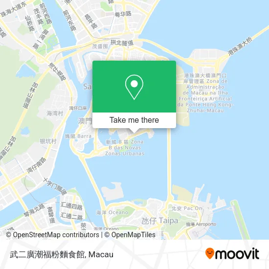 武二廣潮福粉麵食館地圖