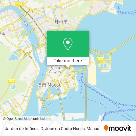 Jardim de Infância D. José da Costa Nunes map