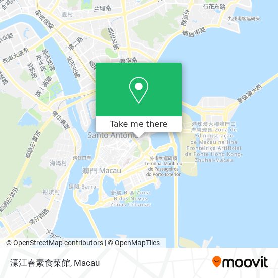 濠江春素食菜館 map