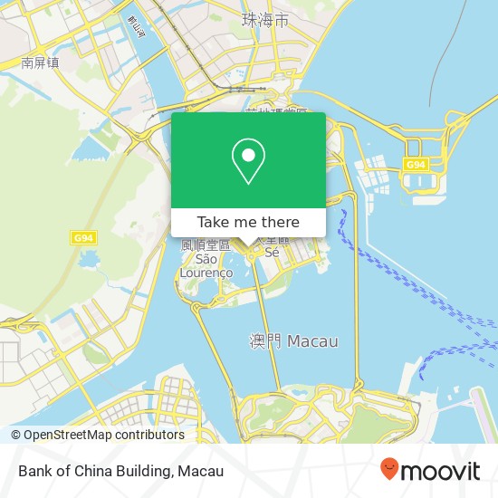 Bank of China Building map