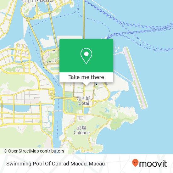 Swimming Pool Of Conrad Macau map