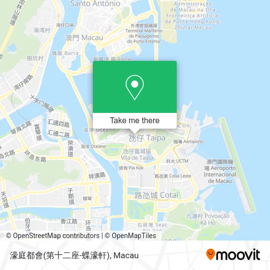 濠庭都會(第十二座-蝶濠軒)地圖